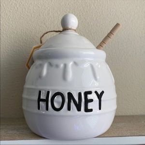 Honey Pot with Honey Drip